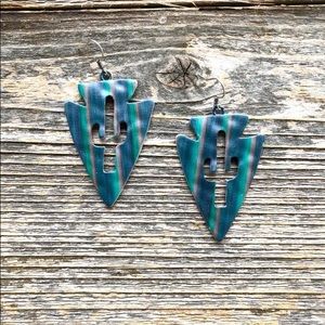 Arrowhead earrings